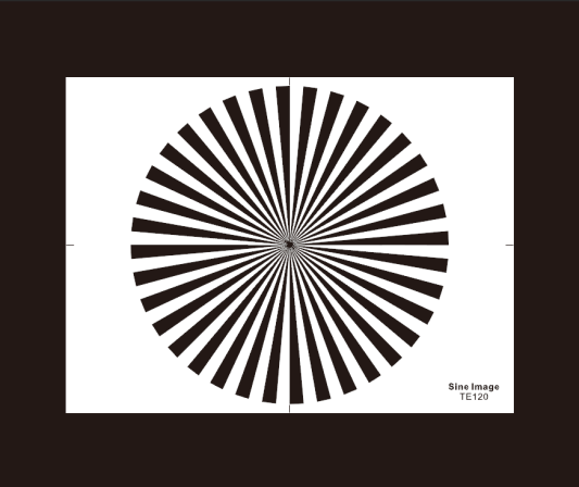 鏡頭焦距測試圖