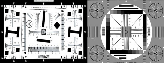 左圖 ISO測(cè)試卡右圖 EIA測(cè)試卡