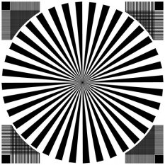 分辨率測(cè)試卡帶網(wǎng)格西門(mén)子之星