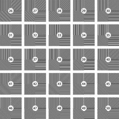 傅科頻率測(cè)試卡